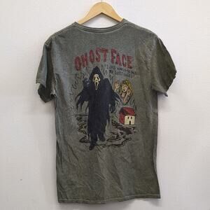Vintage Ghost‎ Face gray graphic tee shirt size Medium